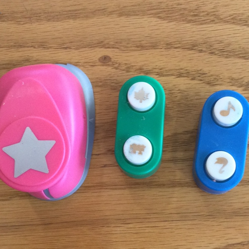Colorful Shape Punch Set for Kids